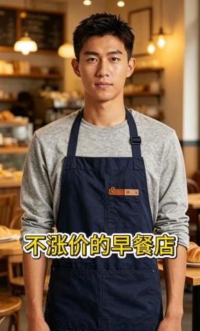 短剧《不涨价的早餐店》海报