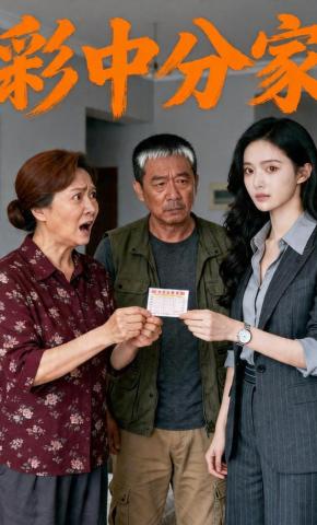 短剧《彩中分家》海报