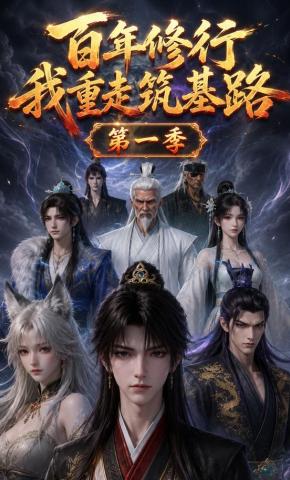 短剧《百年修行，我重走筑基路》海报