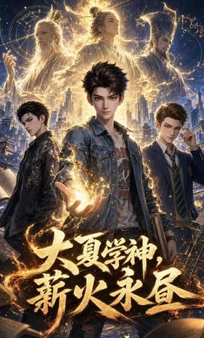 短剧《大夏学神，薪火永昼》海报