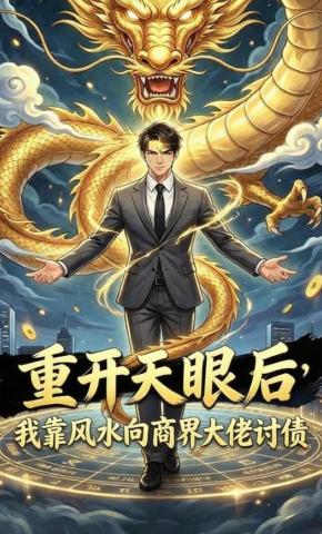 短剧《重开天眼后，我靠风水向商界大佬讨债》海报