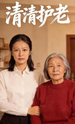短剧《清清护老》海报