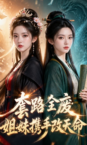 短剧《套路全废姐妹携手改天命》海报