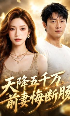 短剧《天降五千万，前妻悔断肠》海报