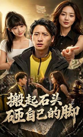 短剧《搬起石头砸自己的脚》海报