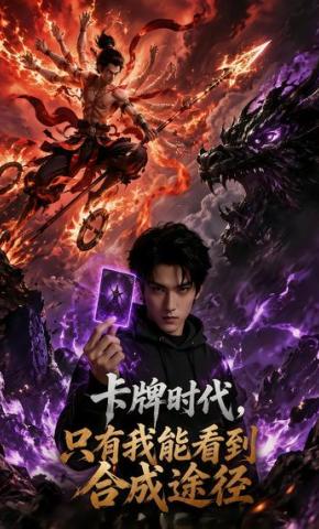 短剧《卡牌时代，只有我能看到合成途径》海报