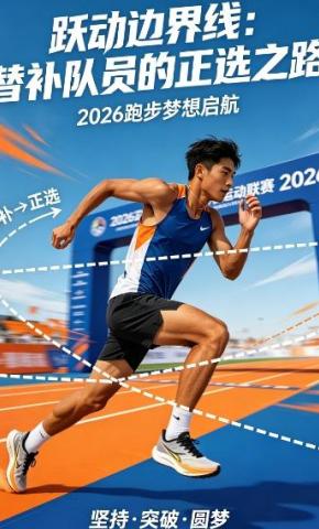 短剧《跃动边界线：替补队员的正选之路》海报