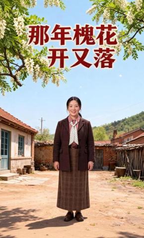 短剧《那年槐花开又落》海报