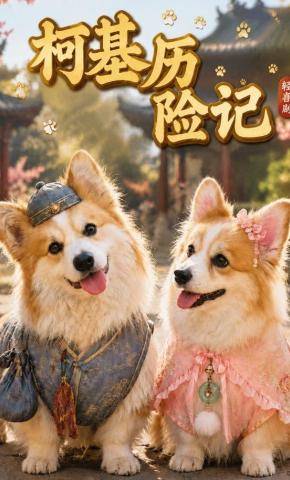 短剧《柯基历险记》海报