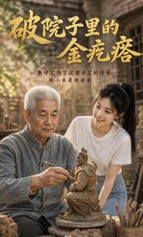短剧《破院子里的金疙瘩》海报