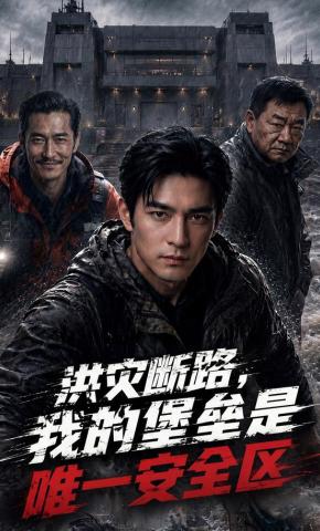 短剧《洪灾断路，我的堡垒是唯一安全区》海报