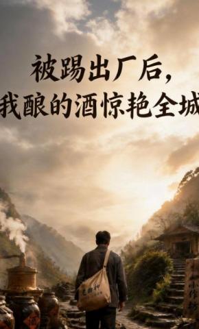 短剧《被踢出厂后，我酿的酒惊艳全城》海报