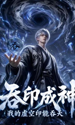 短剧《吞印成神，我的虚空印能吞天》海报
