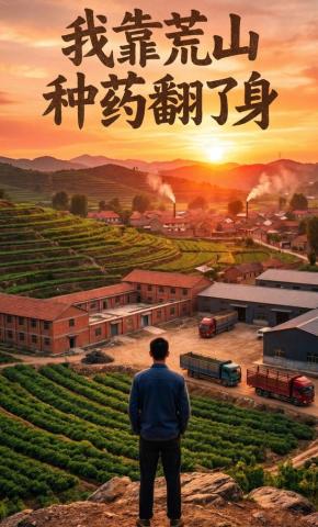 短剧《我靠荒山种药翻了身》海报