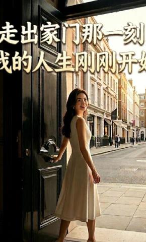 短剧《走出家门那一刻，我的人生刚刚开始》海报