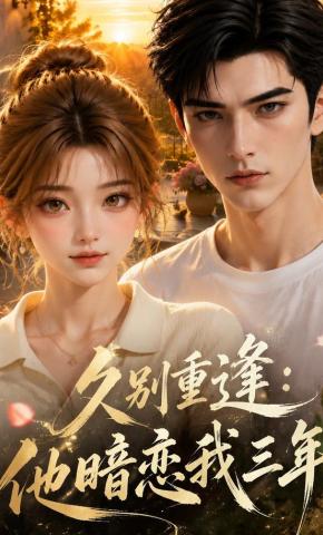 短剧《久别重逢：他暗恋我三年》海报