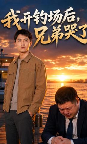 短剧《我开钓场后，兄弟哭了》海报