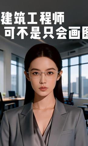 短剧《建筑工程师可不是只会画图》海报