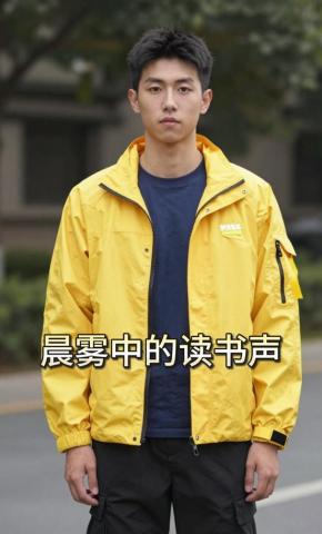 短剧《晨雾中的读书声》海报
