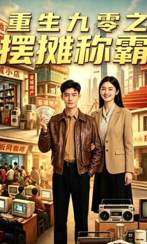 短剧《重生九零之摆摊称霸》海报