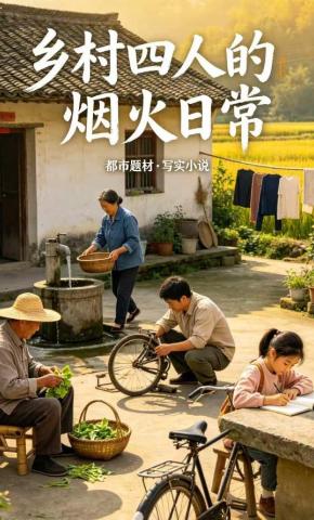 短剧《乡村四人的烟火日常》海报