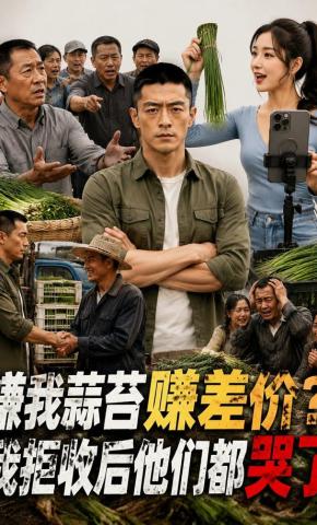 短剧《嫌我蒜苔赚差价？我拒收后他们都哭了》海报