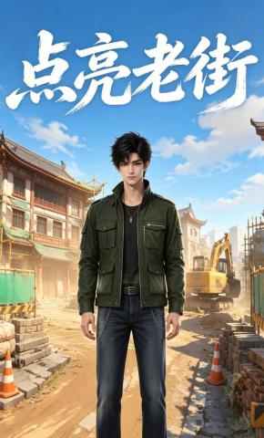 短剧《点亮老街》海报