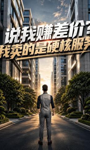 短剧《说我赚差价？我卖的是硬核服务》海报