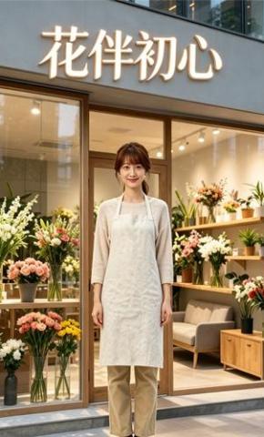 短剧《花伴初心》海报
