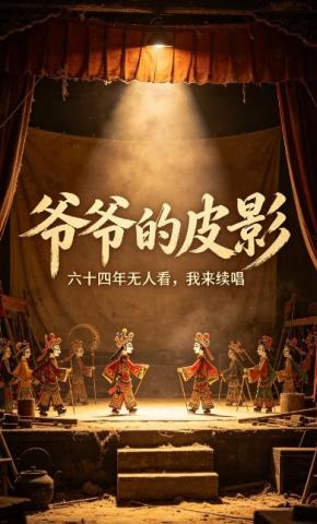 短剧《爷爷的皮影》海报