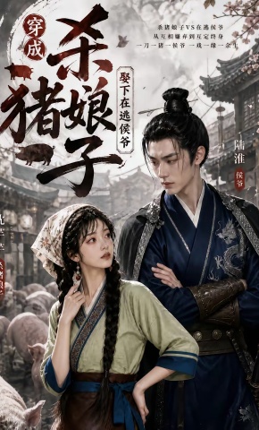 短剧《穿成杀猪娘子，娶下在逃侯爷》海报