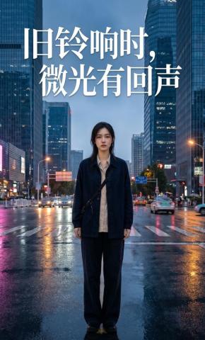 短剧《旧铃响时，微光有回声》海报