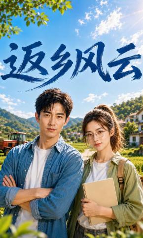 短剧《返乡风云》海报