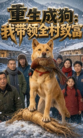 短剧《重生成狗：我带领全村致富》海报
