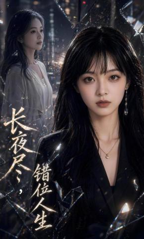 短剧《长夜尽，错位人生》海报