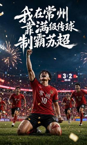 短剧《我在常州靠满级传球制霸苏超》海报