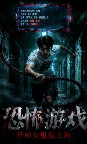 短剧《恐怖游戏：开局女鬼爱上我》海报