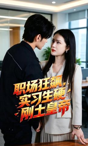 短剧《职场狂飙，实习生硬刚土皇帝》海报