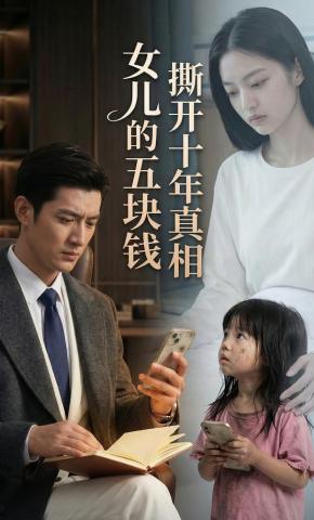 短剧《女儿的五块钱，撕开十年真相》海报