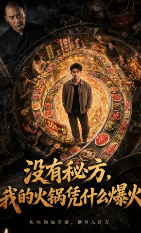 短剧《没有秘方，我的火锅凭什么爆火》海报