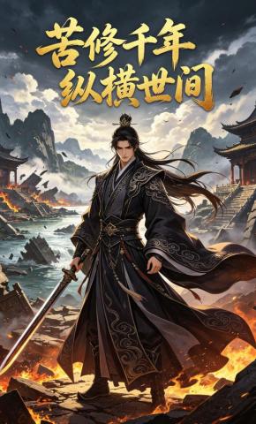 短剧《苦修千年纵横世间》海报