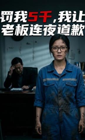 短剧《罚我5千，我让老板连夜道歉》海报