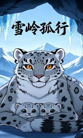 短剧《雪岭孤行》海报