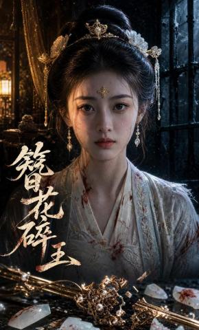 短剧《簪花碎玉》海报