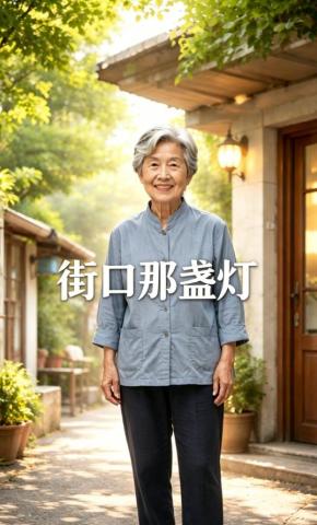 短剧《街口那盏灯》海报