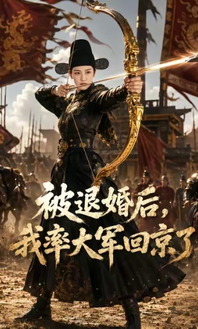 短剧《被退婚后，我率大军回京了》海报