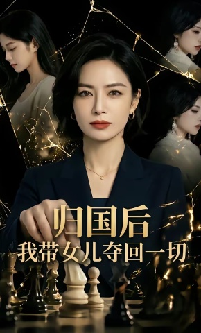 短剧《归国后我带女儿夺回一切》海报