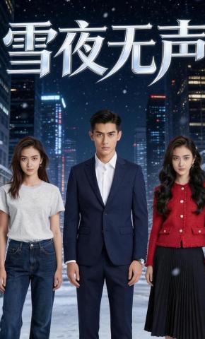 短剧《雪夜无声》海报