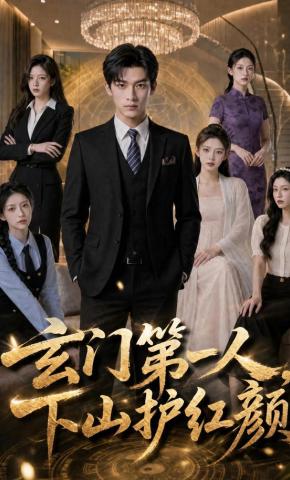 短剧《玄门第一人，下山护红颜》海报