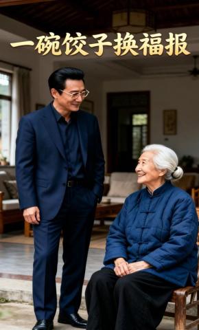 短剧《一碗饺子换福报》海报